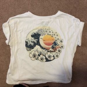 Riot Society Cropped Graphic Tee